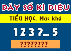 Dãy số kỳ diệu -  Tiểu học -  Mức khó