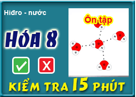 Ôn tập chương Hiđro - nước