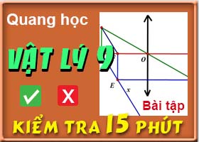 Bài tập quang hình học