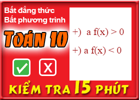 Dấu của nhị thức bậc nhất