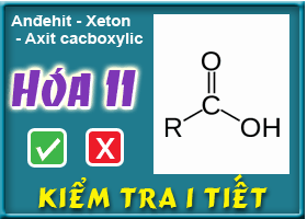 Anđehit - Xeton - Axit cacboxylic