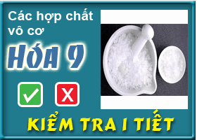 Kiểm tra chương: Các hợp chất vô cơ