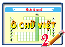 Ô chữ Việt. Dành cho giáo viên. Dạng 2